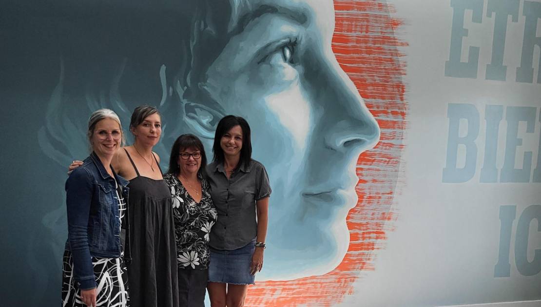 La grande Séduction de Notre-Dame-du Rosaire Mesdames Anick Soucy, Tania Hillion, Danye Anctil et Isabelle Lachance.