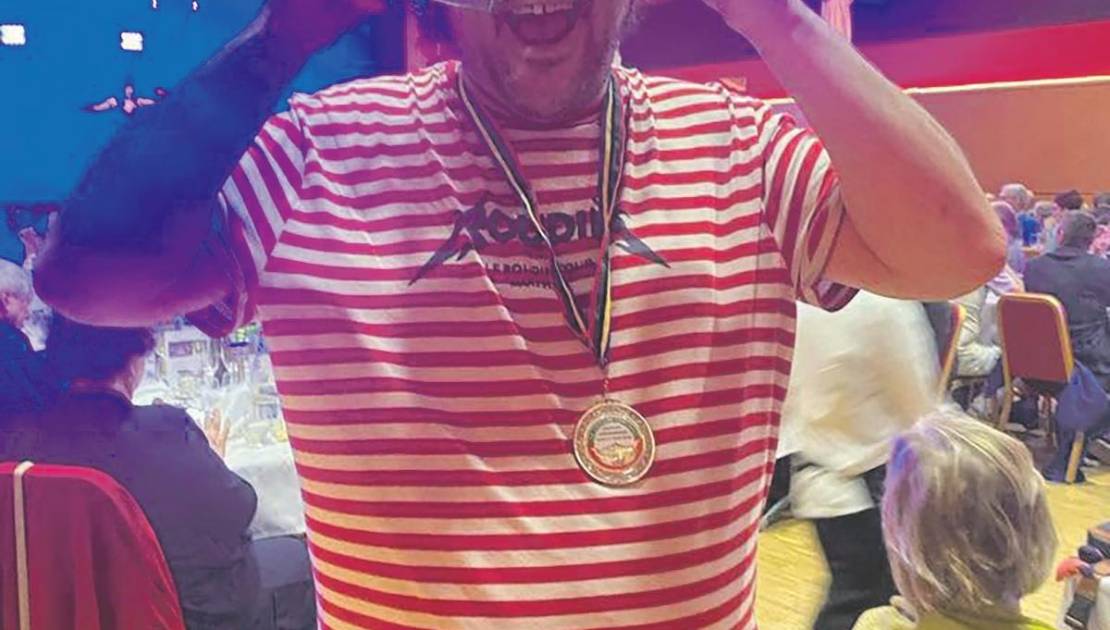 Louis Bouchard Trudeau toujours maître international du boudin Le chef à la remise de prix. (Photo de courtoisie)