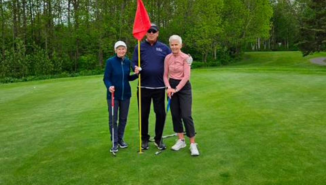 Trois trous d’un coup à Saint-Jean-Port-Joli Exploit de Michel Gagnon. (Photo de courtoisie)
