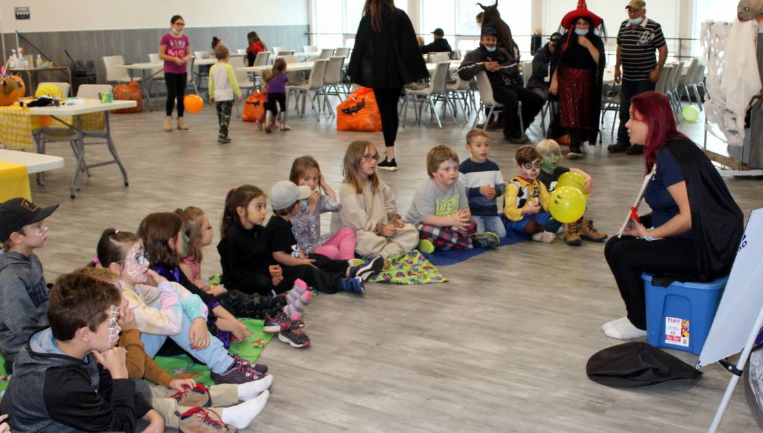 Préparatifs d’Halloween réussis à Tourville Des jeunes participants de l'activité. (CDC ICI Montmagny-L’Islet )