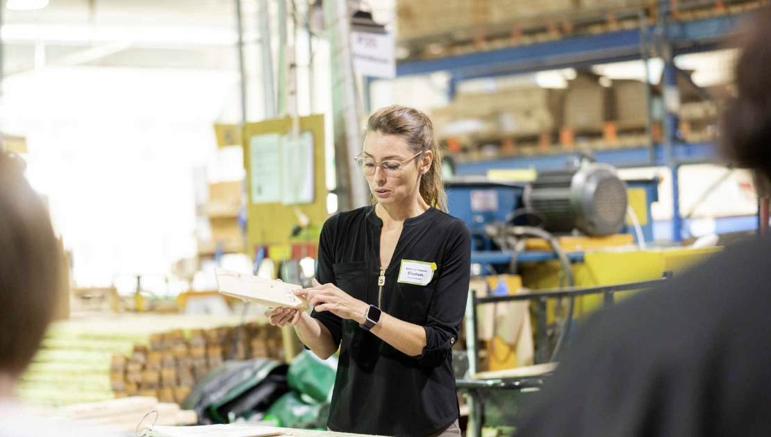 Élisabeth Caron présidente du Conseil québécois des entreprises adaptées Crédit photo: Formaca.