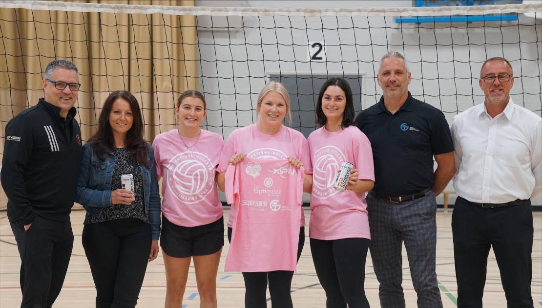 Un Camp estival de volleyball, sous l’initiative de trois passionnées Les Enfants d’cœur, XPN World, le Club Optimiste de Montmagny, OK Pneus André Ouellet et le Groupe Automobile Fréchette Thibault ont financé le camp. (Photo de courtoisie)
