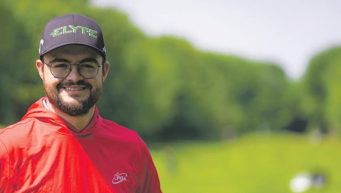 Justin Brochu certifié professionnel par la PGA du Canada Justin Brochu au Club de Golf Montmagny.