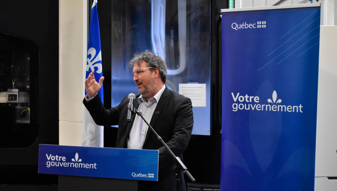Québec prête 2,16 M$ à Paber Aluminium Le député Mathieu Rivest.