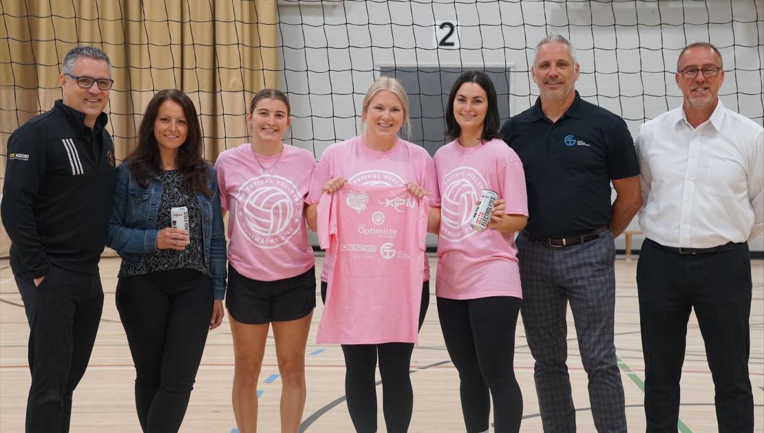 Un Camp estival de volleyball, sous l’initiative de trois passionnées Les Enfants d’cœur, XPN World, le Club Optimiste de Montmagny, OK Pneus André Ouellet et le Groupe Automobile Fréchette Thibault ont financé le camp. (Photo de courtoisie)