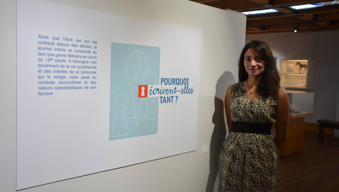 « Pourquoi écrivent-elles tant? » : les diaristes à l’honneur Sandra Zapata, directrice générale du Musée de la mémoire vivante.