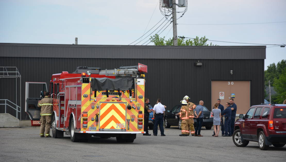 Un fort bruit force l’évacuation du personnel des bureaux du CISSS Les pompiers sont arrivés promptement sur les lieux.