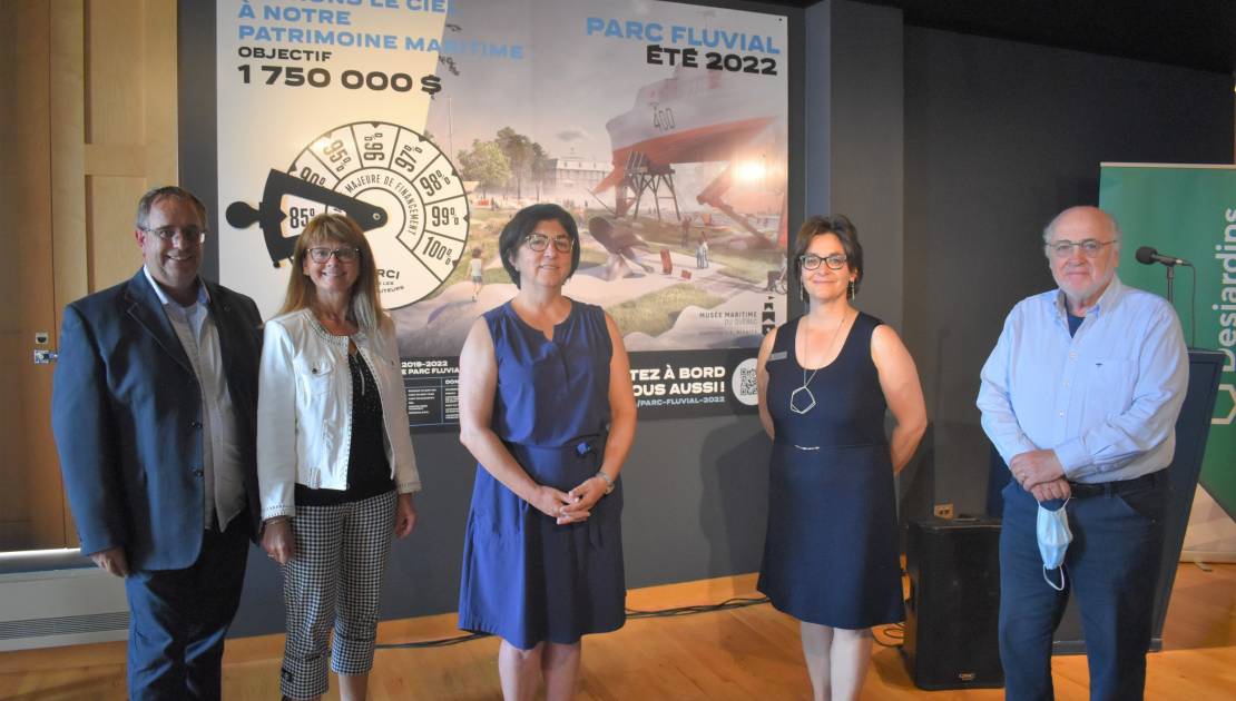 Un nouveau parc fluvial au Musée Maritime du Québec pour 2022 Un nouveau parc fluvial au Musée Maritime du Québec pour 2022