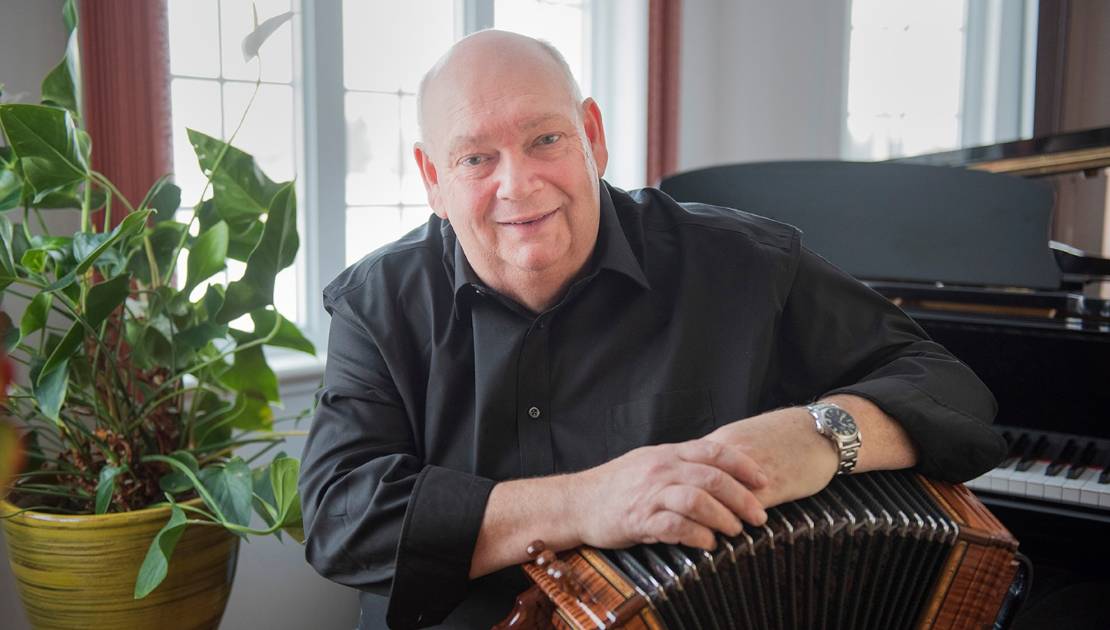 Le Carrefour développe un système d’enseignement de l’accordéon diatonique Raynald Ouellet, directeur artistique. (Crédit photo: Manon Dumas)