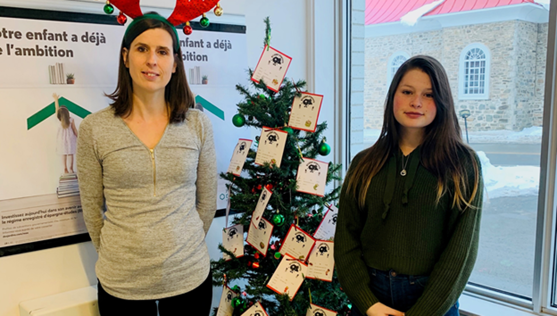L’Arbre de Noël Sourires d’Enfants adapté à la pandémie L'initiative existe depuis près d'une trentaine d'années. (Crédit photo: CDC ICI Montmagny-L'Islet)