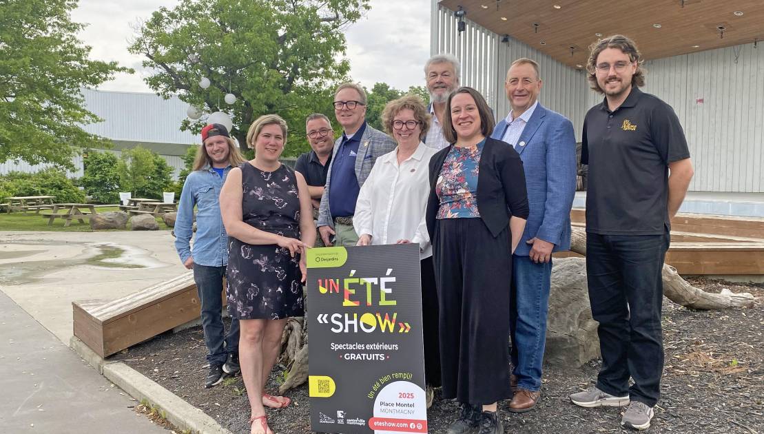 La Ville de Montmagny dévoile sa programmation d’Un été « show » Les différents partenaires du projet. Photo de courtoisie.