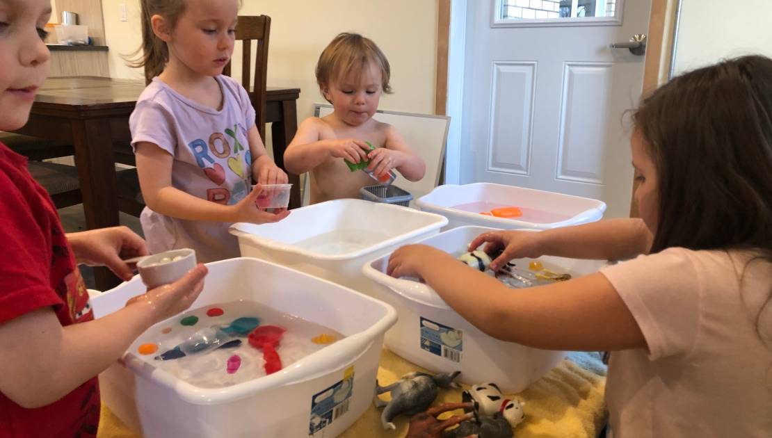 Défi Tchin-tchin relevé par le MÉHA Les Noctambules de Saint-Pamphile Les enfants ont réalisé des activités sous la thématique. (Crédit photo: MÉHA Les Noctambules)