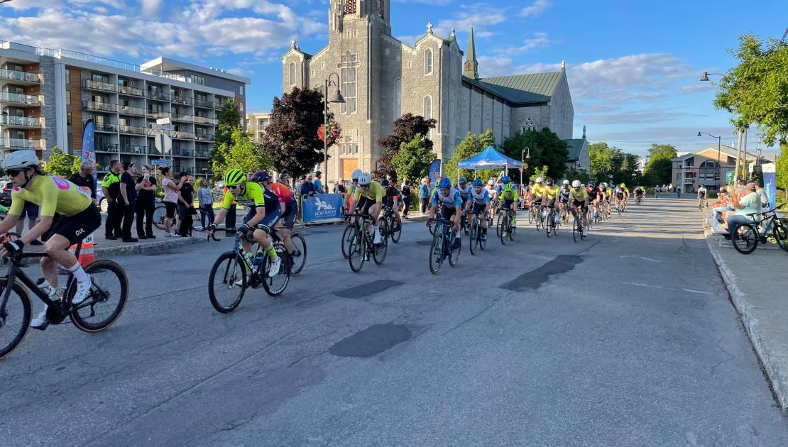 Plus de 40 coureurs au Critérium de vélo de Montmagny Photo de courtoisie.