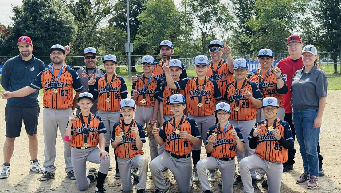 Baseball mineur : Une équipe des Vikings remporte les super régionaux Photo de courtoisie.