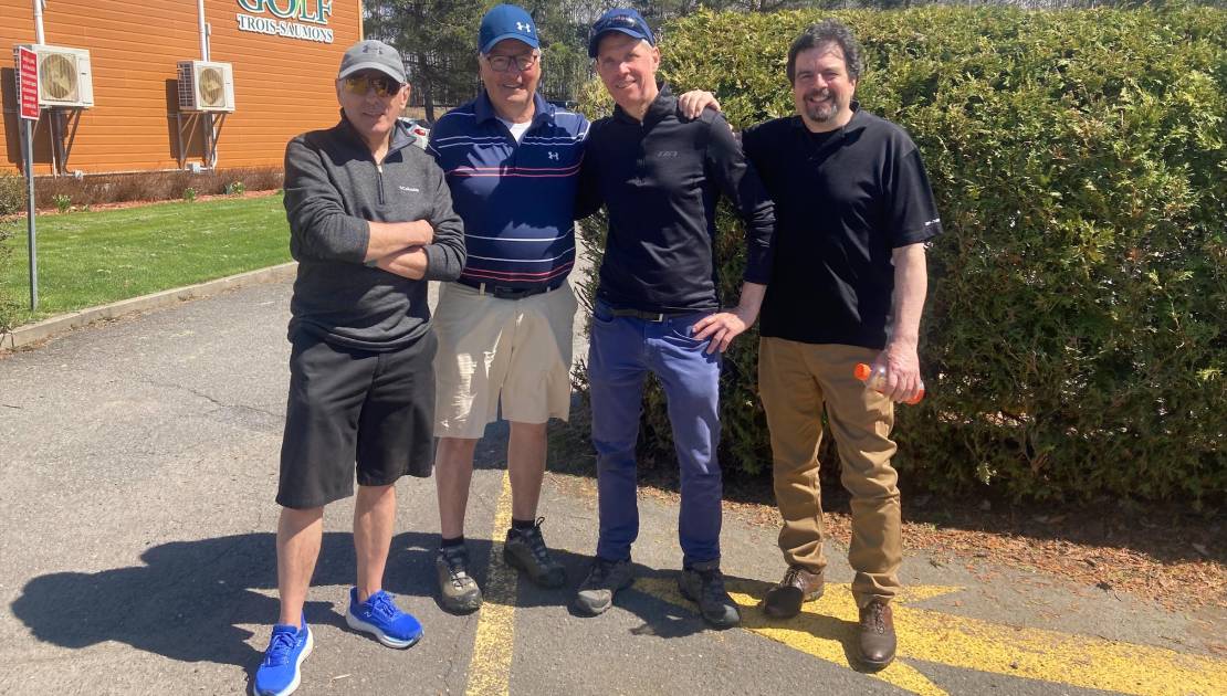 Trois trous d’un coup à Saint-Jean-Port-Joli Exploit de Pierre Paré. (Photo de courtoisie)