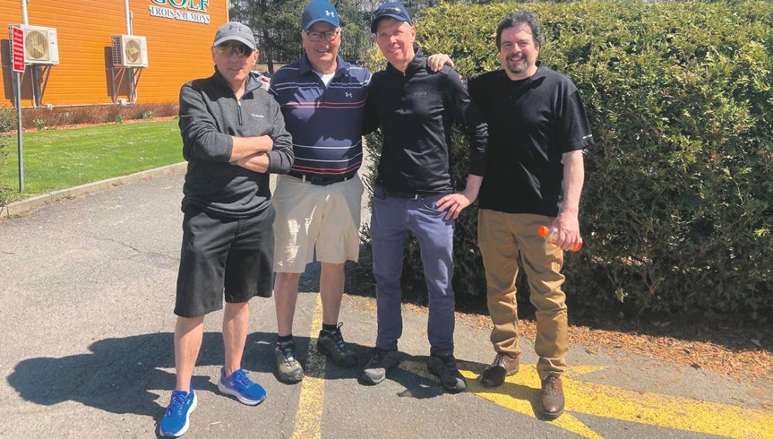 Trois trous d’un coup à Saint-Jean-Port-Joli Exploit de Pierre Paré. (Photo de courtoisie)