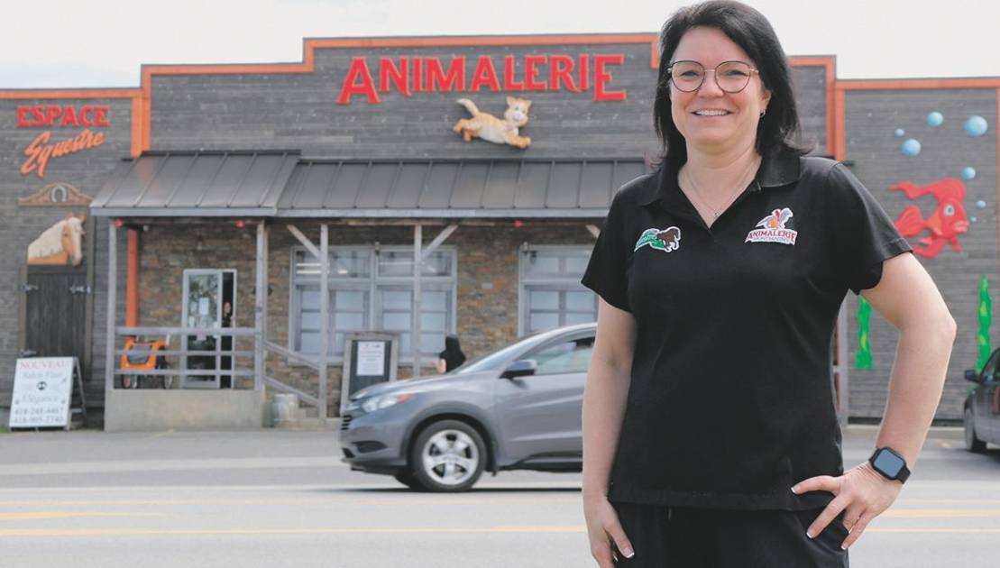 Animalerie Montmagny nominée pour la qualité de son service Louise Thibault. (Photo d’archives)