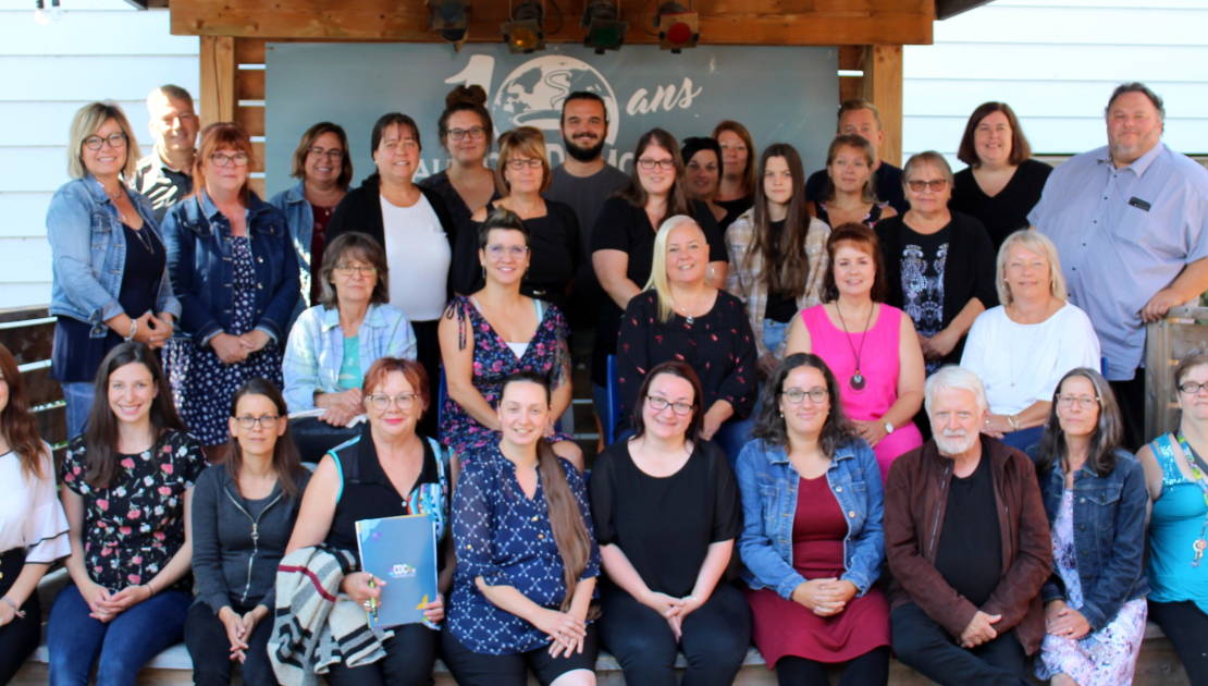 Une planification stratégique pour la CDC Les représentants d’organisme présents lors de l’AGA. (Photo de courtoisie)