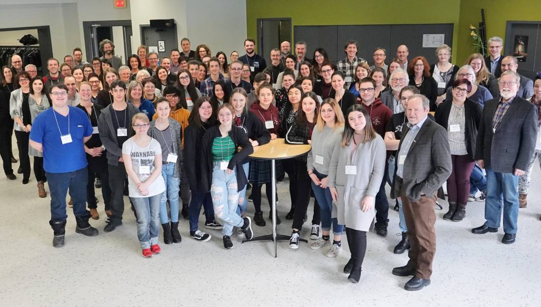Un soutien financier de 550 000$ pour la démarche Agir collectivement dans Bellechasse Photo de groupe lors d’un rendez-vous pour l’ACB.