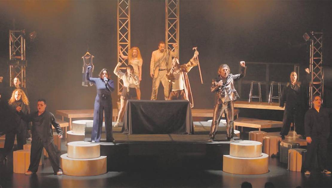 Agamemnon In The Ring : la lutte et le théâtre s’affrontent dans le ring Photo de courtoisie.