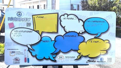 Un projet communautaire mettant en lumière la santé mentale Photo de courtoisie.