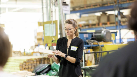 Élisabeth Caron présidente du Conseil québécois des entreprises adaptées Crédit photo: Formaca.