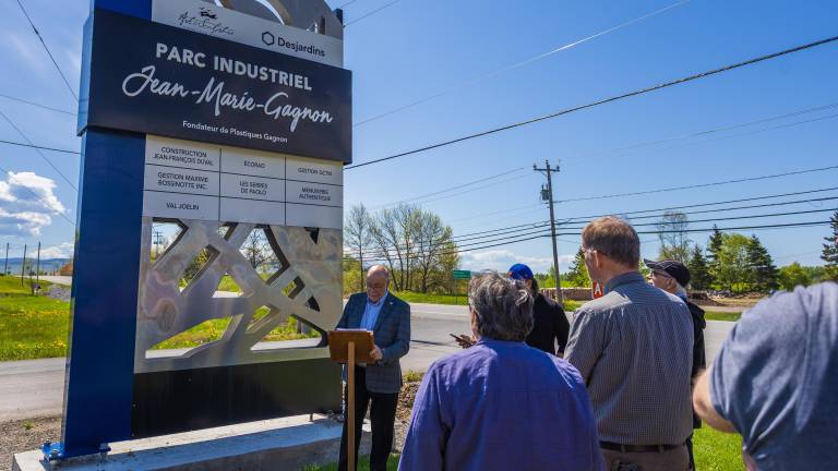 Inauguration du nouveau parc industriel Jean-Marie-Gagnon $!Inauguration du nouveau parc industriel Jean-Marie-Gagnon