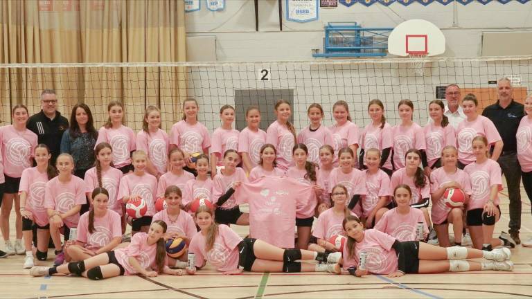 Un Camp estival de volleyball, sous l’initiative de trois passionnées $!Les participants de la première édition. (Photo de courtoisie)