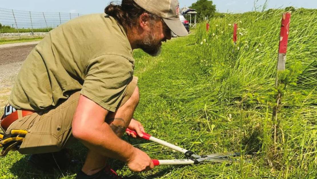 Les employés se disaient heureux de s’impliquer, même si l’activité s’est tenue le 18 juin soit une journée de canicule. (Photos de courtosie)