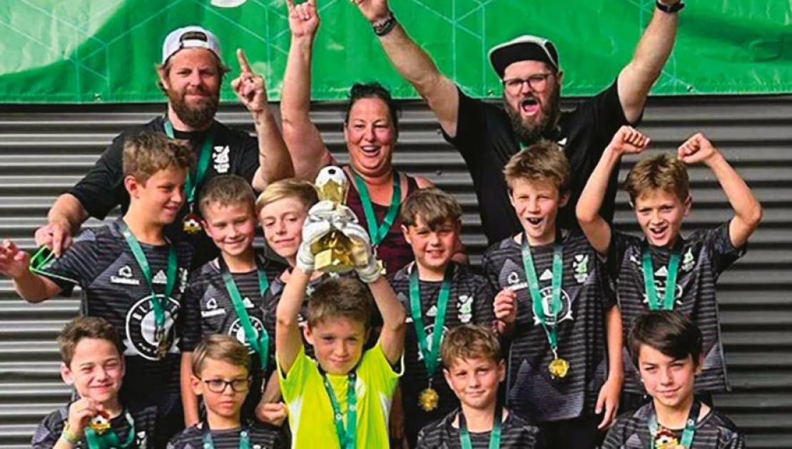 L’équipe de soccer U9 de Montmagny. Photo de courtoisie.