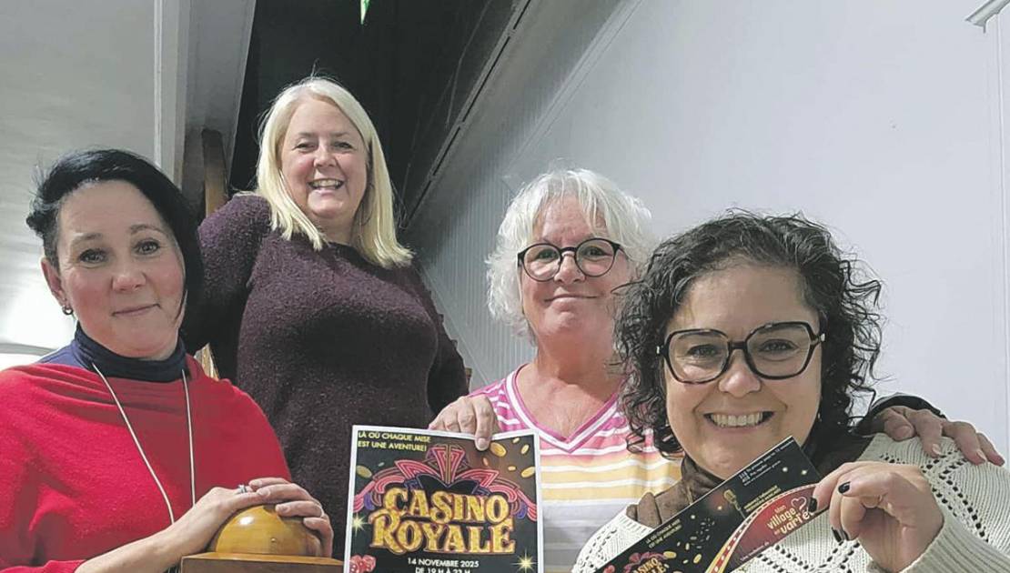 Ginette Saillant, Renée Hébert, Stéphanie Bush et Christine Talbot. Absente sur la photo : Marie-Claude Laberge. (Photo de courtoisie)