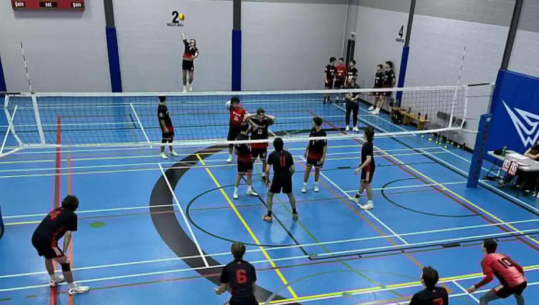 L’équipe de volleyball division 3 des Gaulois du Cégep de La Pocatière. Photo de courtoisie.