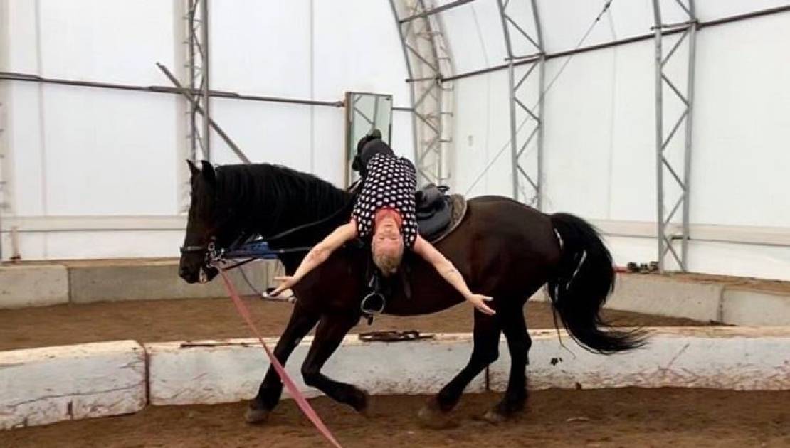 Rachel Gauthier sur le cheval Raoul. (Crédit photo: Luna Caballera)