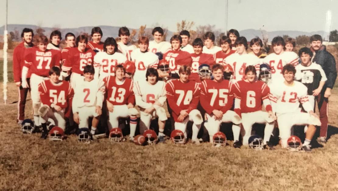 L'équipe de 1983. (Photo de courtoisie)