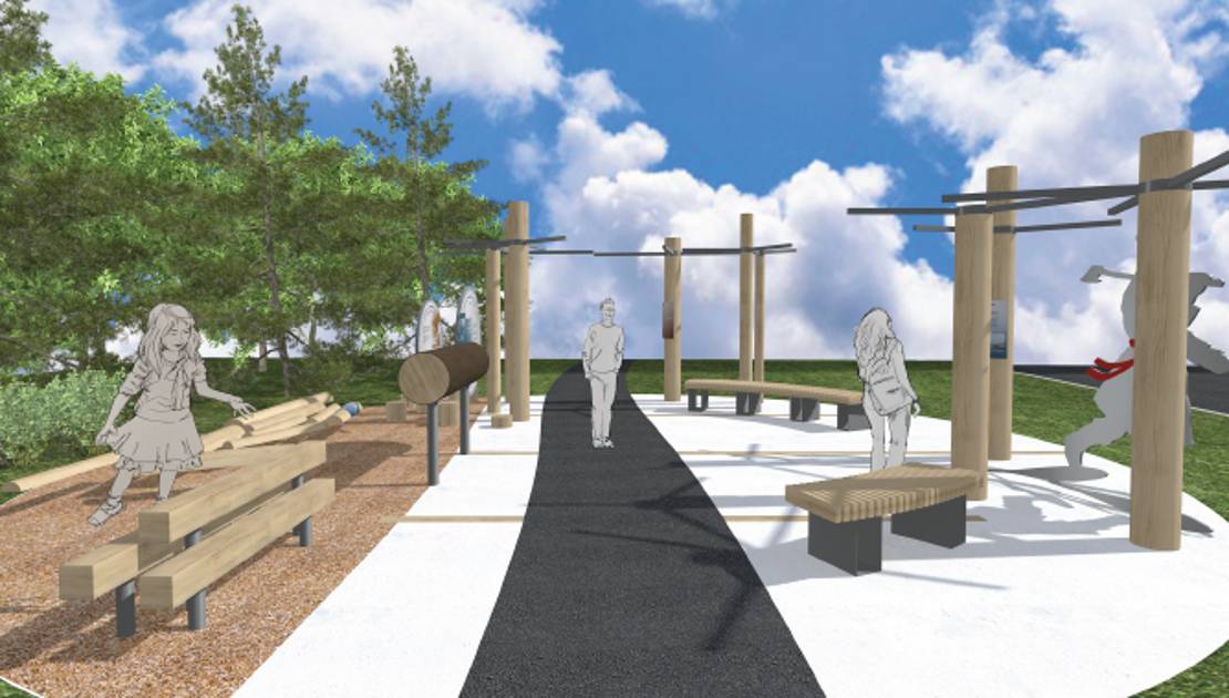 Une esquisse de la future promenade. (Crédit photo: Groupe GID Design)