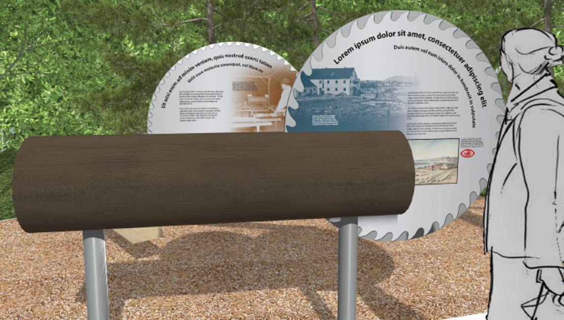 La promenade Le Bûcheron inaugurée cet été