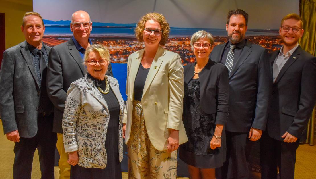 Le conseil municipal de Montmagny. (Photo: Katy Desjardins)