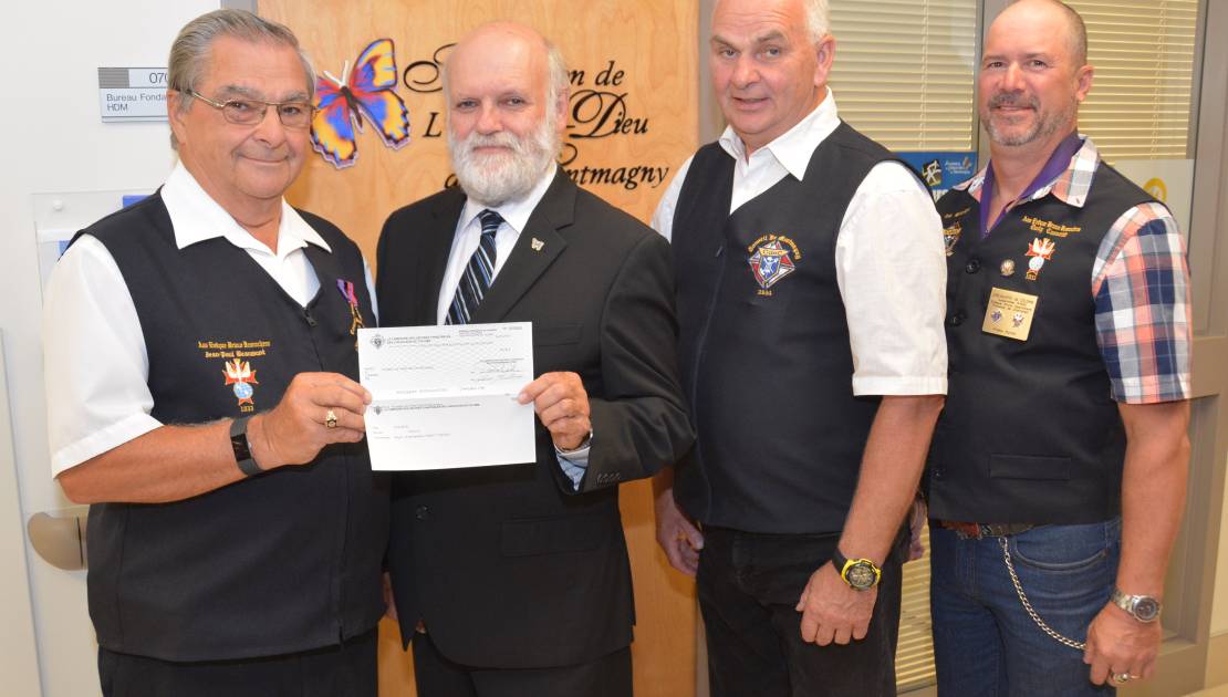 500$ à la Fondation de l'Hôtel-Dieu