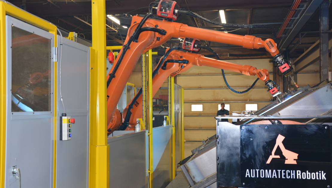 L’entreprise a acquis ce robot pour accroître sa productivité.