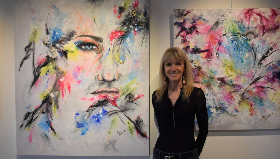 L’artiste peintre Céline Pellerin expose à Montmagny