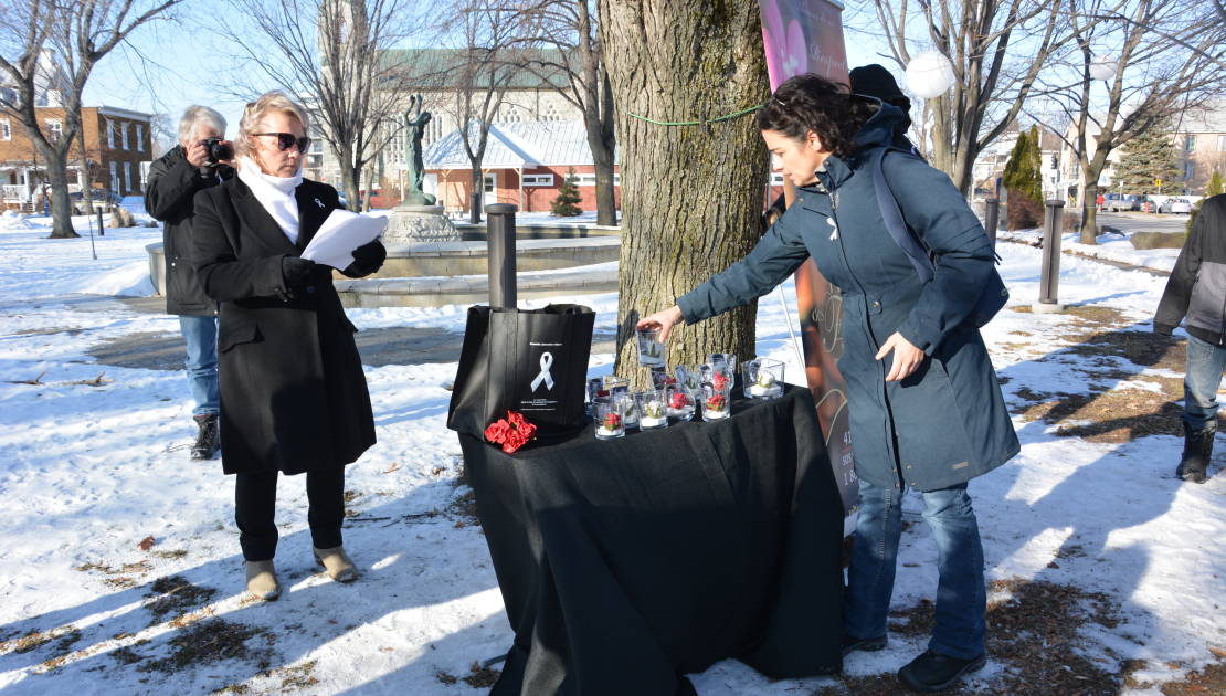 Le 6 décembre avait lieu à Montmagny une cérémonie de commémoration en ce 30e anniversaire de la tuerie à l'École Polytechnique de Montréal.