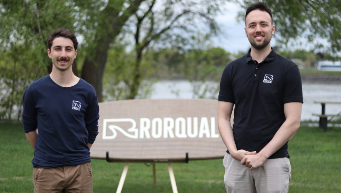Dominic et Philippe de l’entreprise Rorqual.