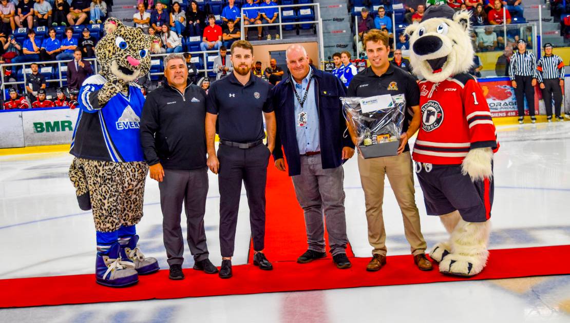 Pierre Bouffard, Olivier Coulombe, Jessy Croteau et Antoine Coulombe. (Crédit photo : Yannick David)
