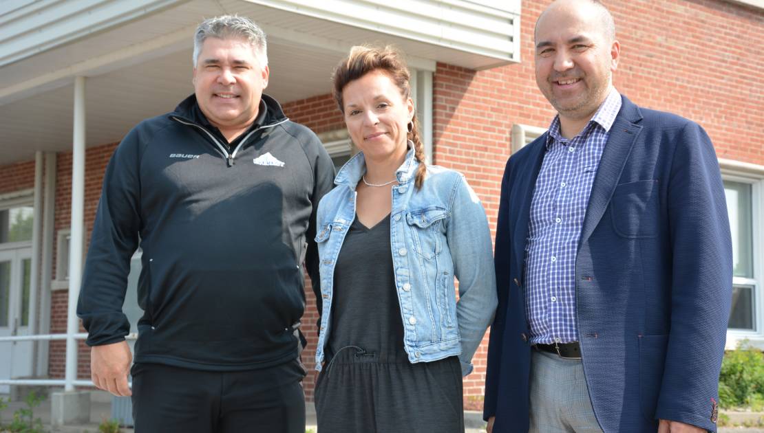 Pierre Bouffard, Marie-Eve Kirouac et Jean-Marc Jean.