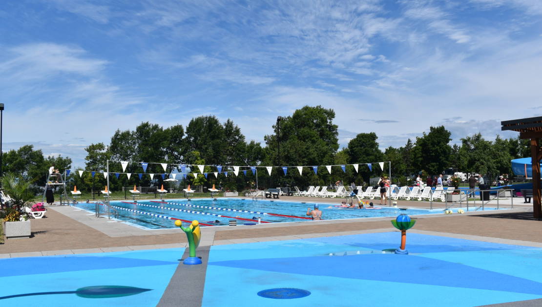 La piscine municipale au Camping Pointe-aux-Oies à Montmagny.