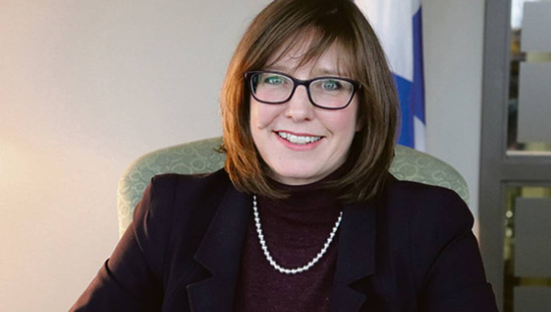 La députée ministre Marie-Eve Proulx