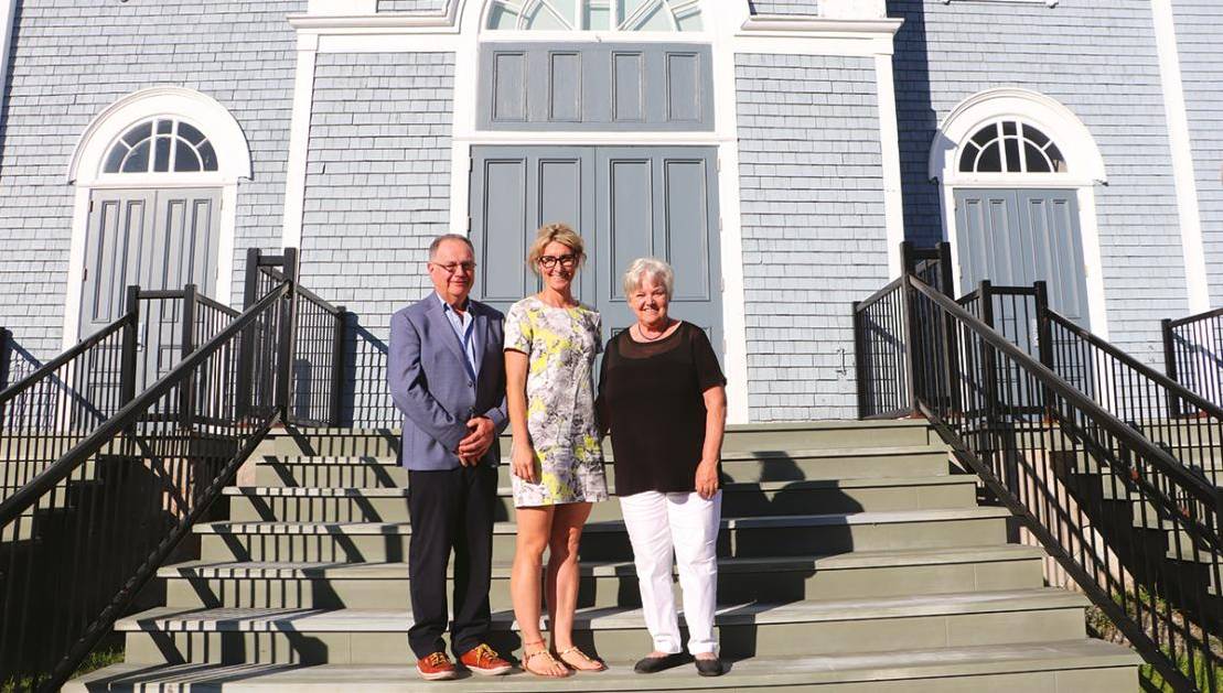 Daniel Blanchet, président, Mélanie Bélanger, agente de développement, et Francine Chouinard, administratrice.