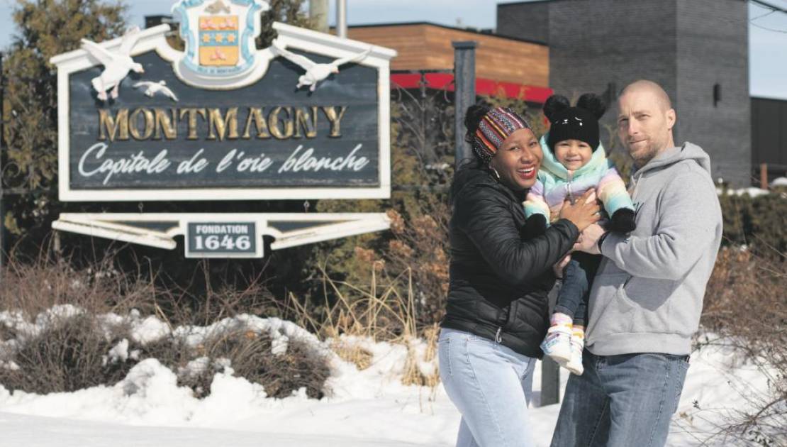 Dina Randriamanana, Kintana Denault et Daniel Denault.