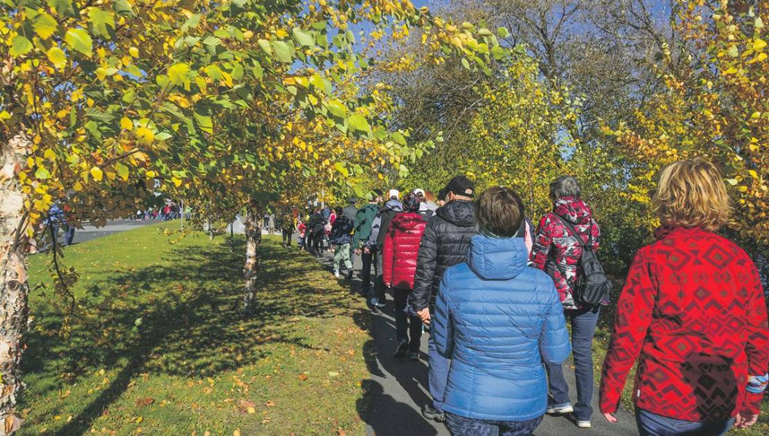 L’édition 2024 de la Grande marche de Montmagny. Crédit photo : Ville de Montmagny.