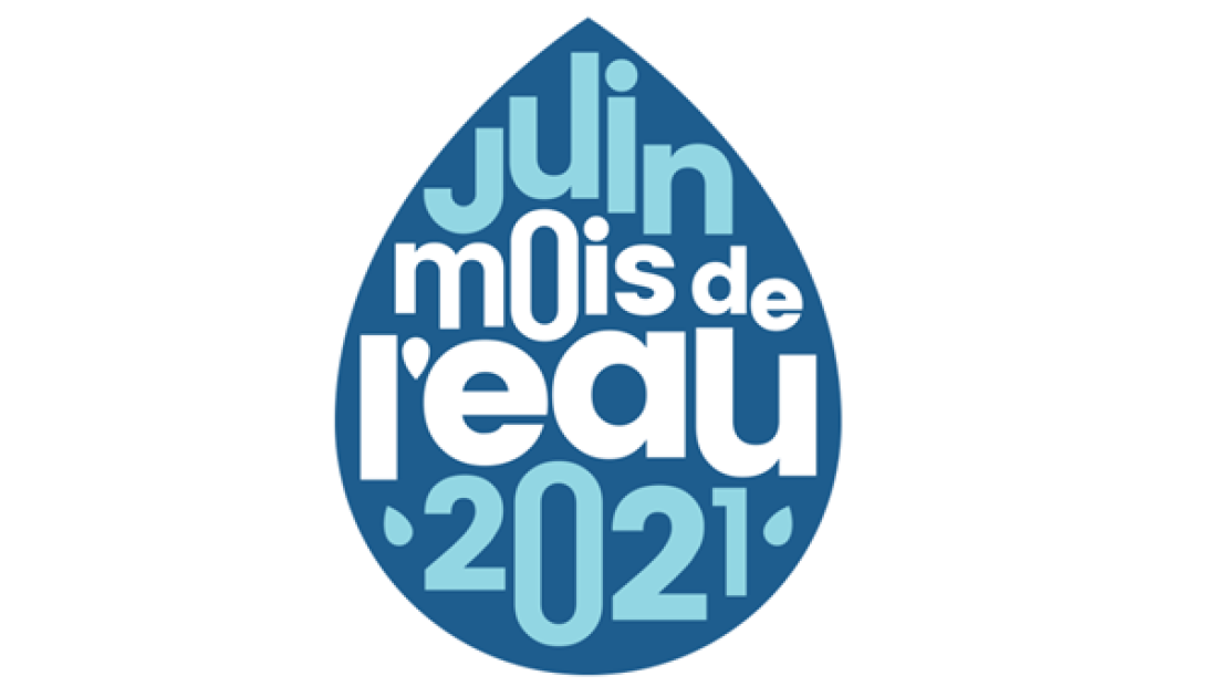 Le logo du Mois de l'eau, célébration collective au Québec. (Crédit: Mois de l'eau)